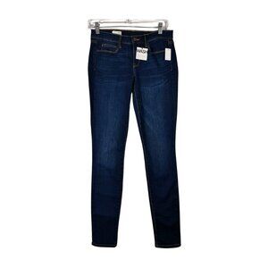 GAP 1969 Legging Jean Womens Size 27 Long Dark Santa Cruz Blue Wash NWT